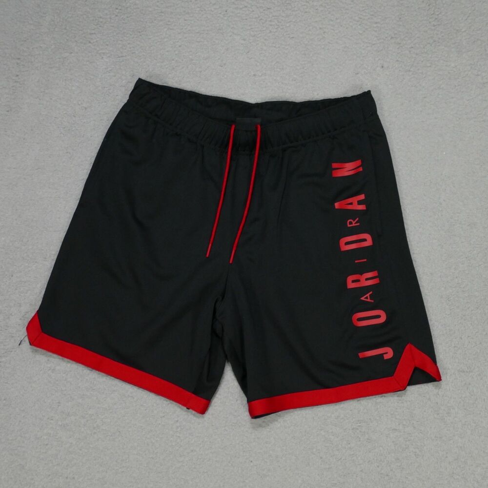 Nike Jordan Jumpman GFX Knit Shorts Gym Red/Black Mens Medium